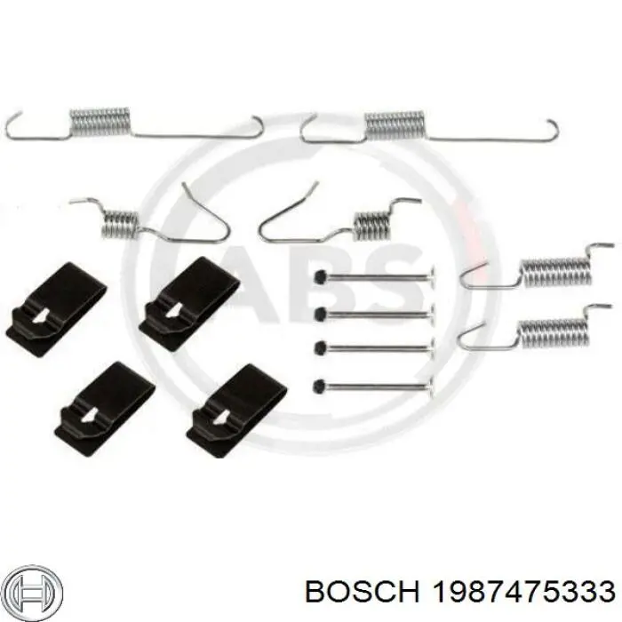 Juego de reparación de pastillas de freno Bosch 1987475333 precio, desde 10,18 EUR