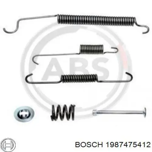 Comprar 440263346R Renault (RVI) Kit de montaje de zapatas de freno traseras
