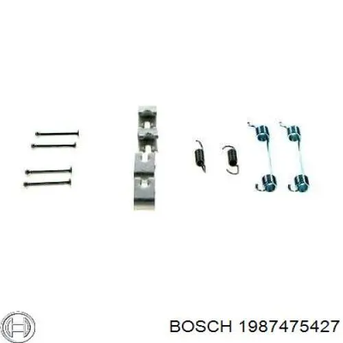 BBK6342 Borg&beck kit de montaje, zapatas de freno traseras