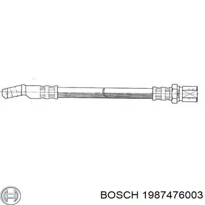 1987476003 Bosch tubo flexible de frenos trasero