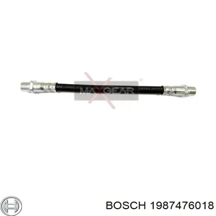 Tubo flexible de frenos trasero BOSCH 1987476018