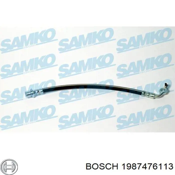 1987476113 Bosch latiguillo de freno trasero izquierdo