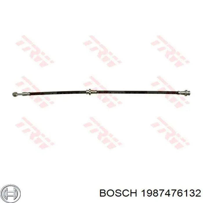 1 987 476 132 Bosch tubo flexible de frenos trasero derecho