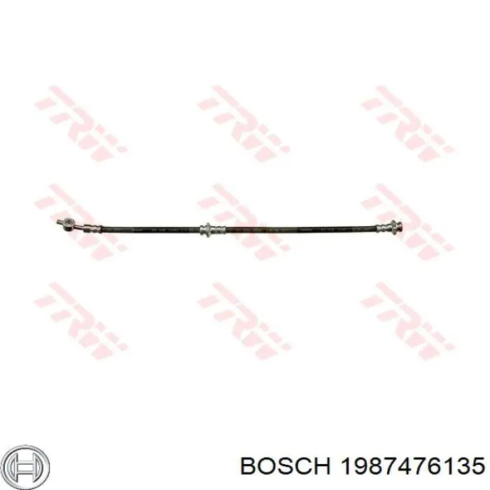 1987476135 Bosch tubo flexible de frenos delantero izquierdo