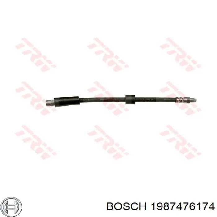 1987476174 Bosch tubo flexible de frenos trasero