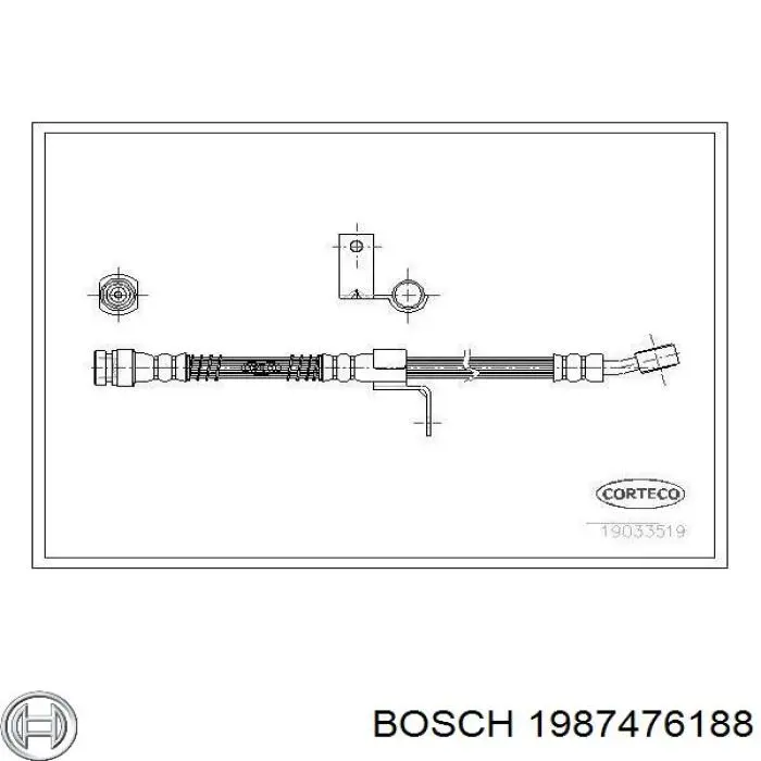 Manguera de freno delantera izquierda ABS SL5673 precio, desde 23,47 EUR