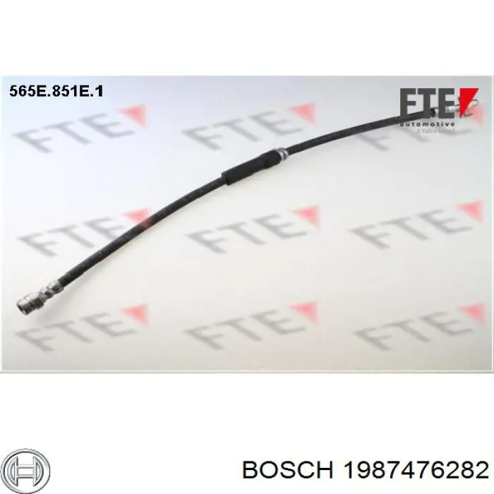 Latiguillos de freno delantero 1987476282 Bosch