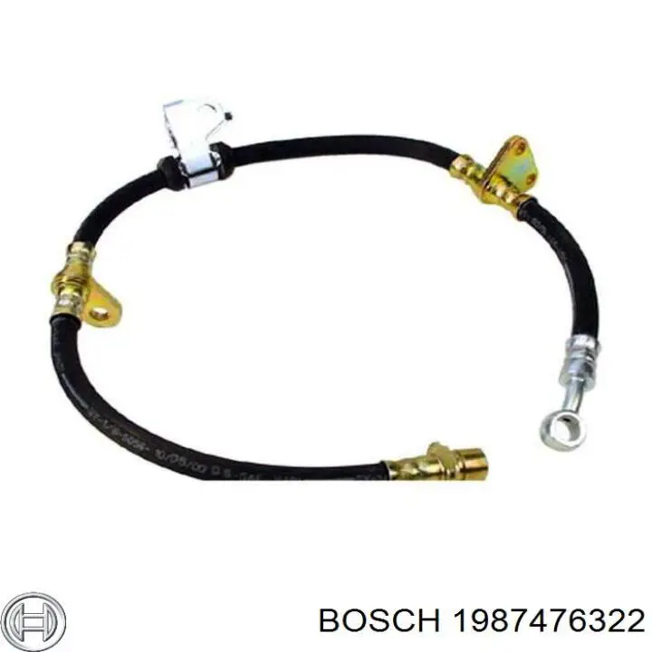 1987476322 Bosch latiguillos de freno delantero derecho