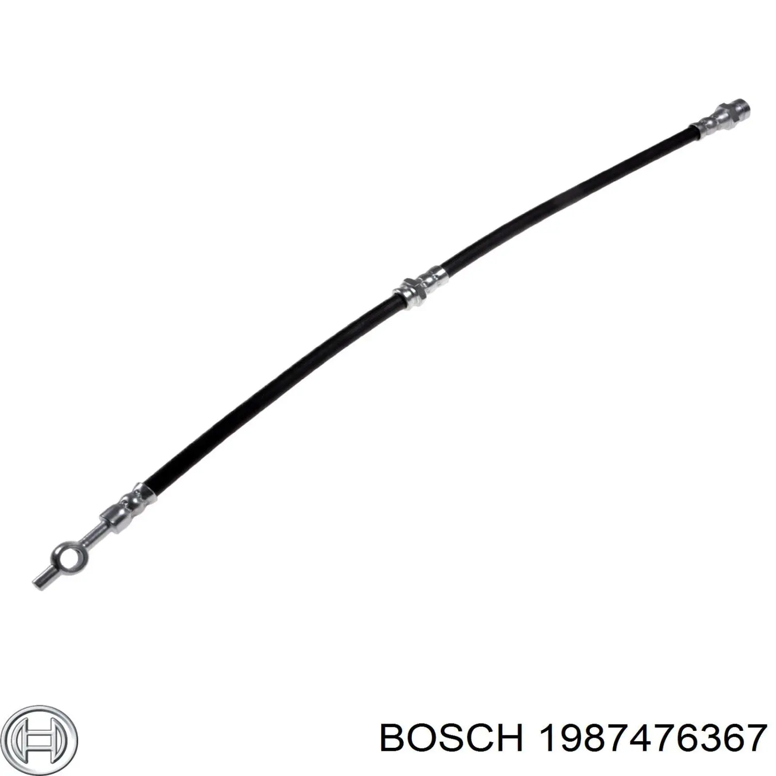 1987476367 Bosch latiguillo de freno trasero izquierdo