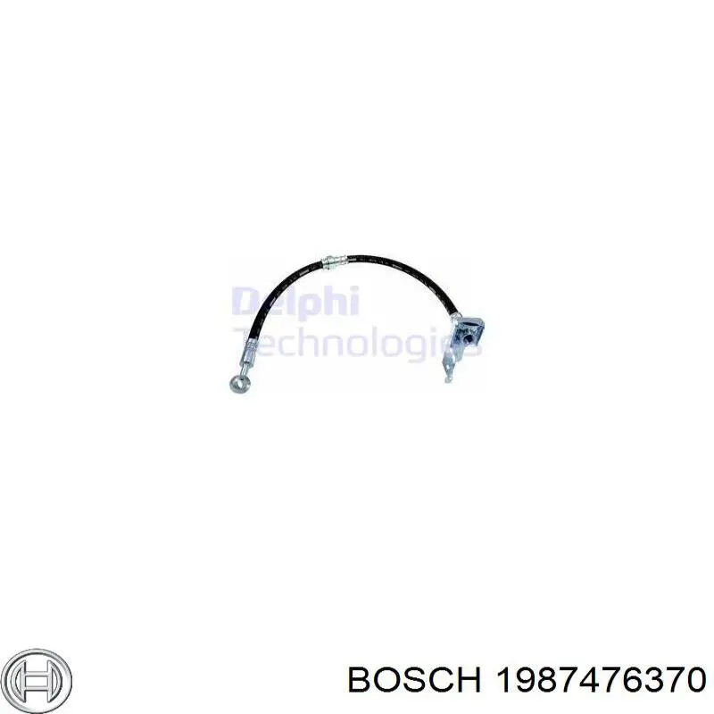 1 987 476 370 Bosch latiguillos de freno delantero izquierdo