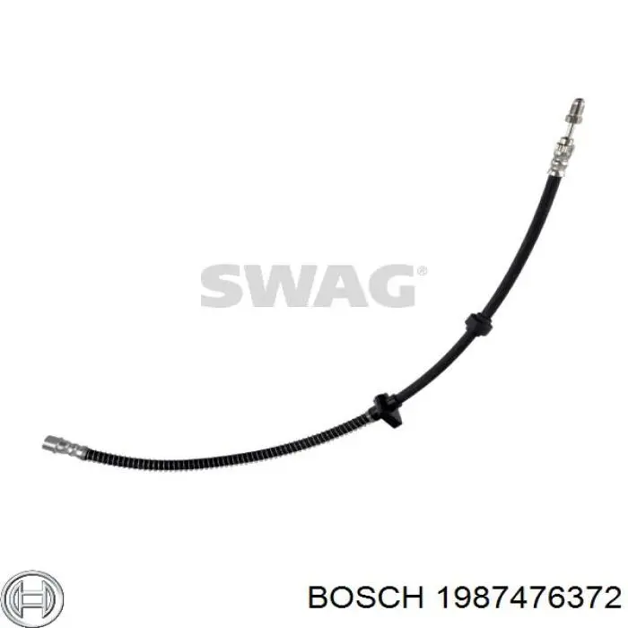 1987476372 Bosch tubo flexible de frenos trasero izquierdo