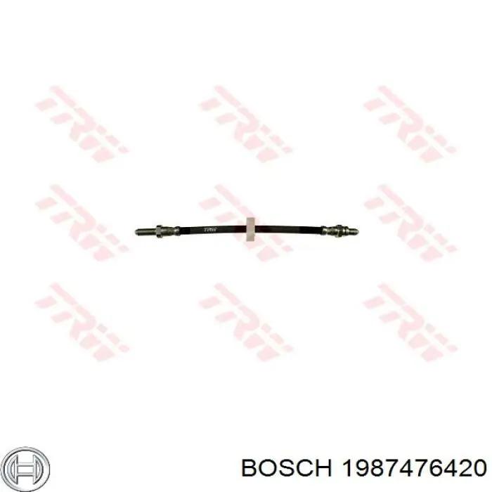 1987476420 Bosch latiguillos de freno trasero derecho