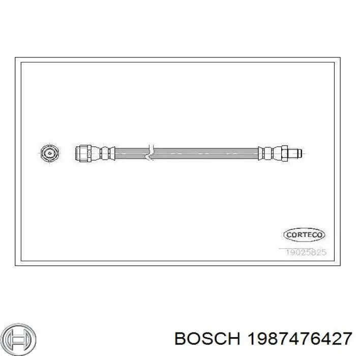 1987476427 Bosch latiguillo de freno trasero