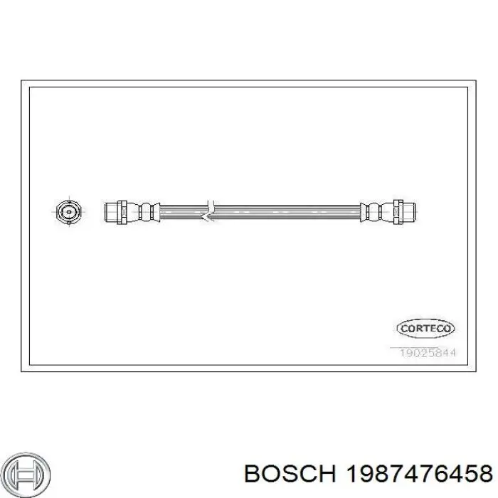 1987476458 Bosch latiguillo de freno trasero