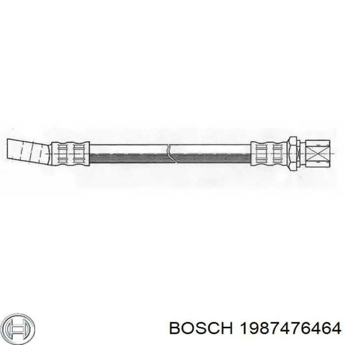 1987476464 Bosch latiguillo de freno delantero
