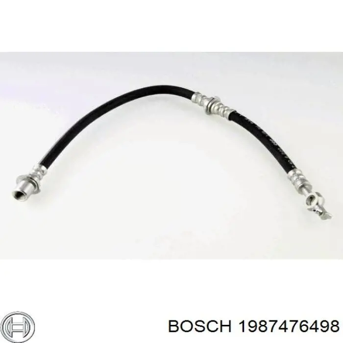 1987476498 Bosch tubo flexible de frenos delantero izquierdo