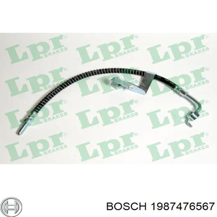 1987476567 Bosch latiguillos de freno delantero derecho