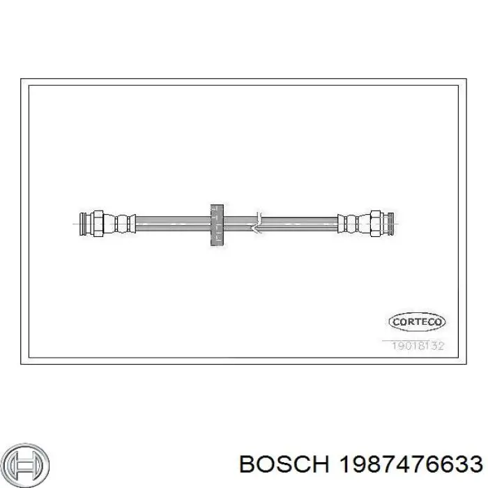 1987476633 Bosch latiguillo de freno trasero