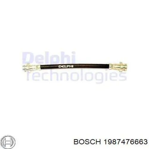 1987476663 Bosch latiguillo de freno trasero