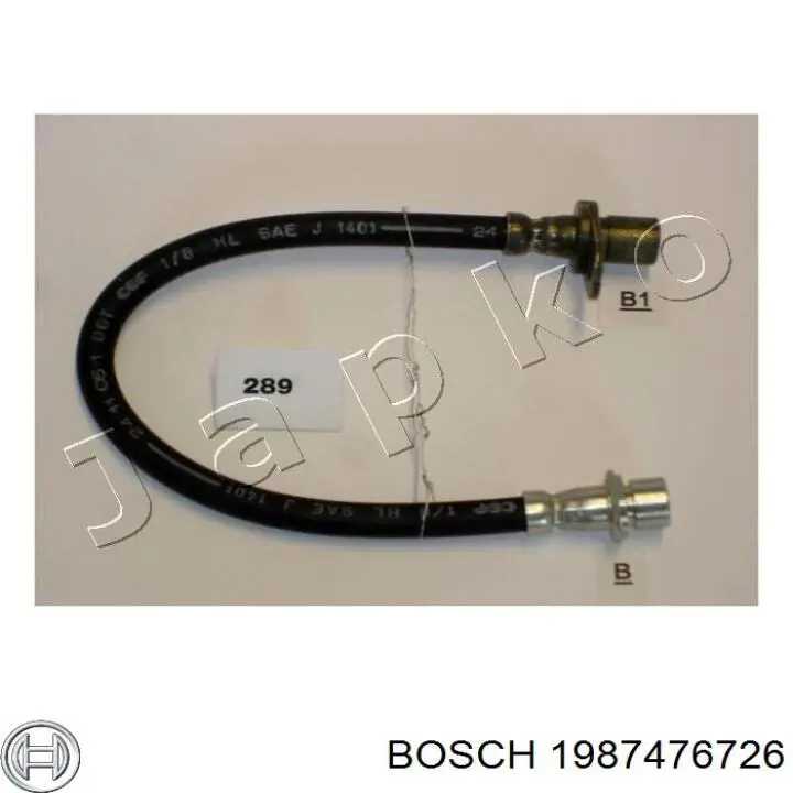 1987476726 Bosch tubo flexible de frenos trasero derecho