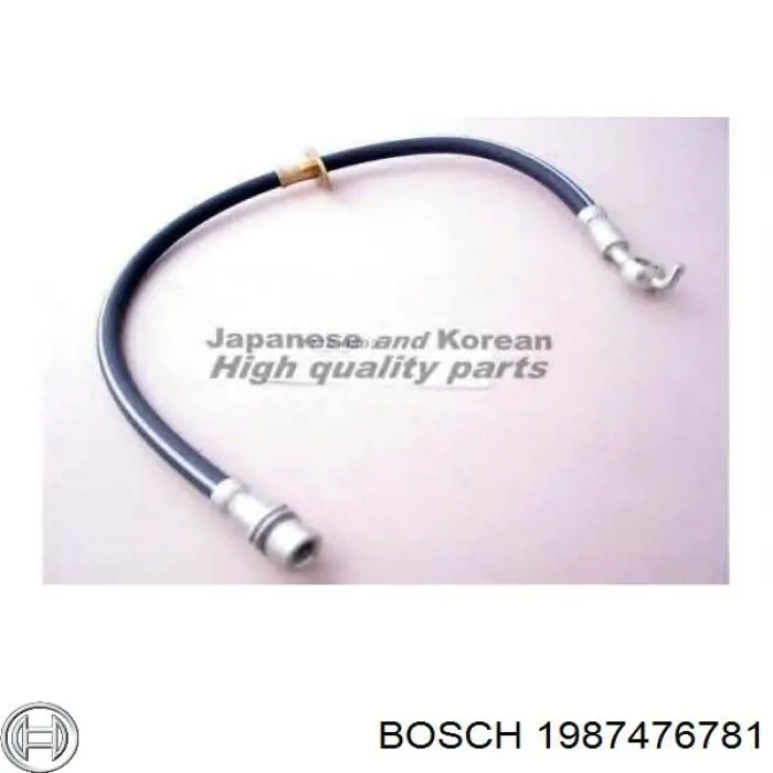 1987476781 Bosch tubo flexible de frenos delantero derecho