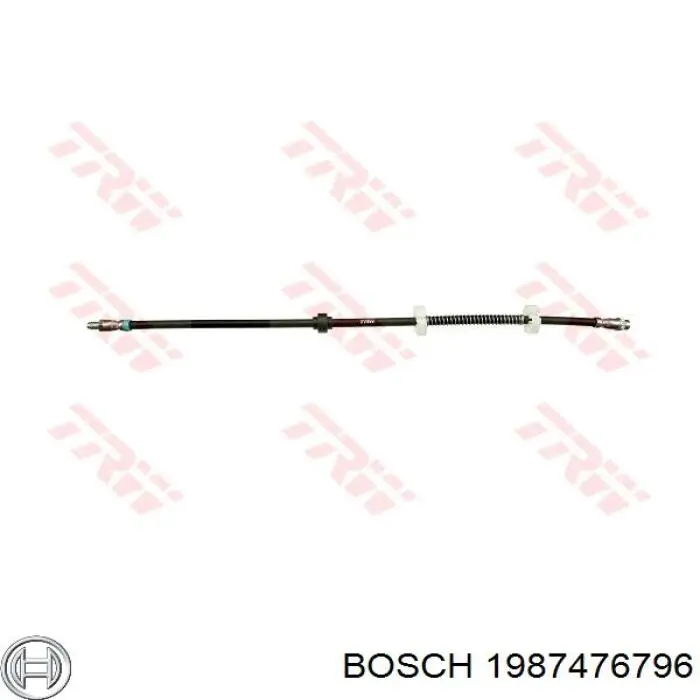 1987476796 Bosch latiguillo de freno delantero