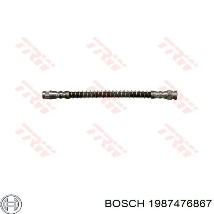 1987476867 Bosch tubo flexible de frenos trasero