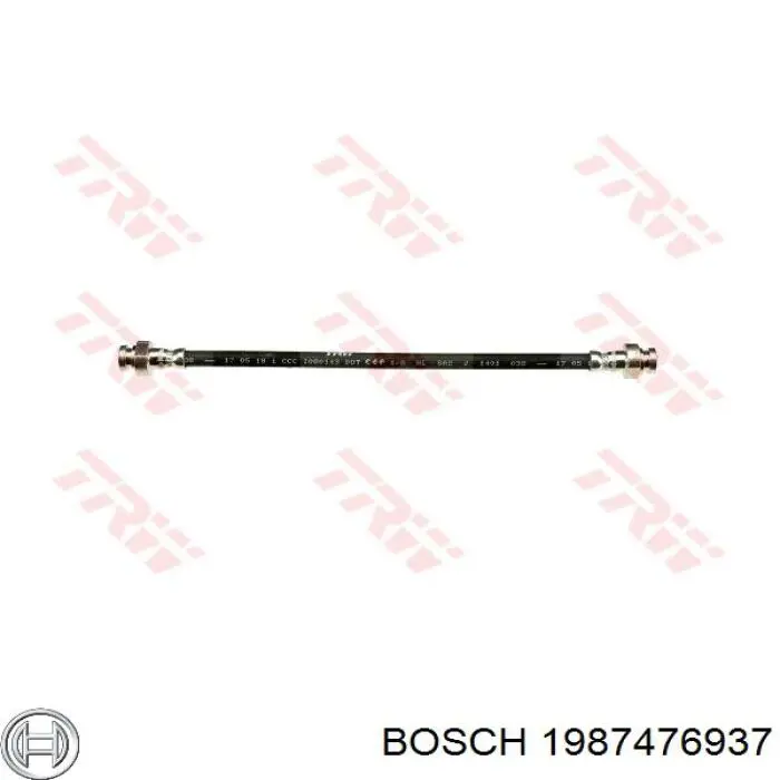 1987476937 Bosch latiguillo de freno trasero