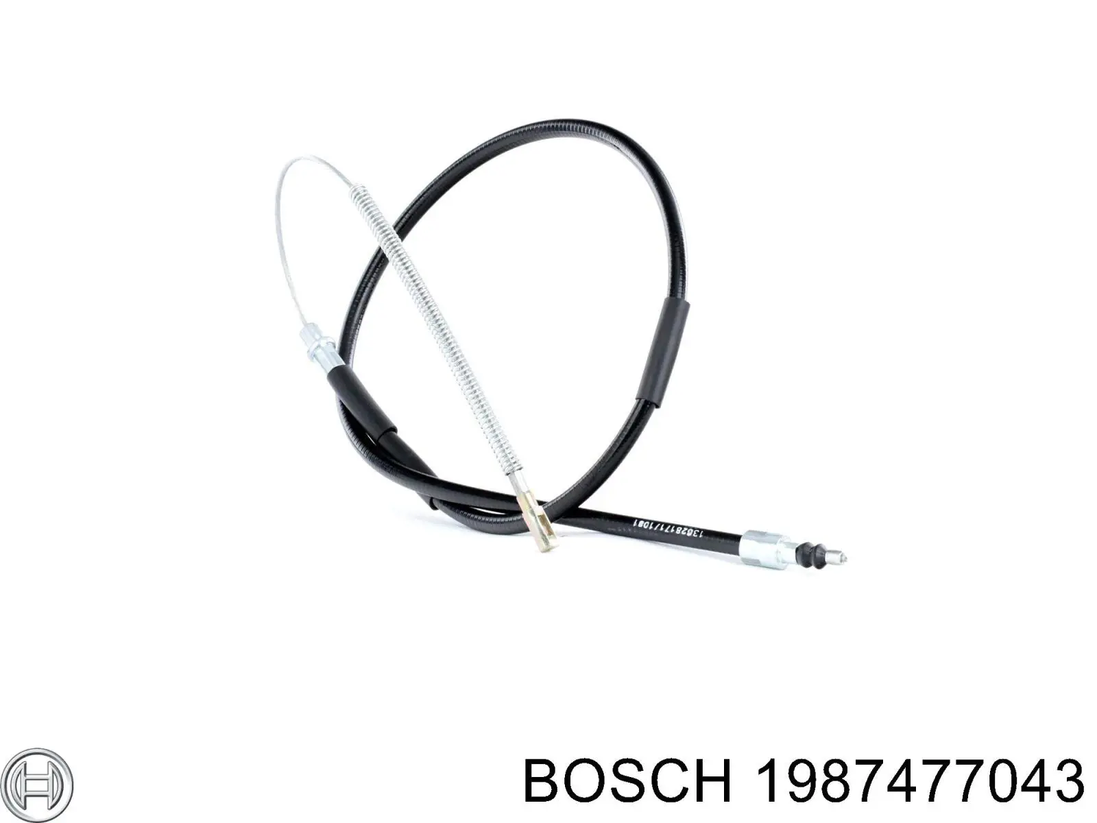 1987477043 Bosch cable de freno de mano trasero derecho/izquierdo