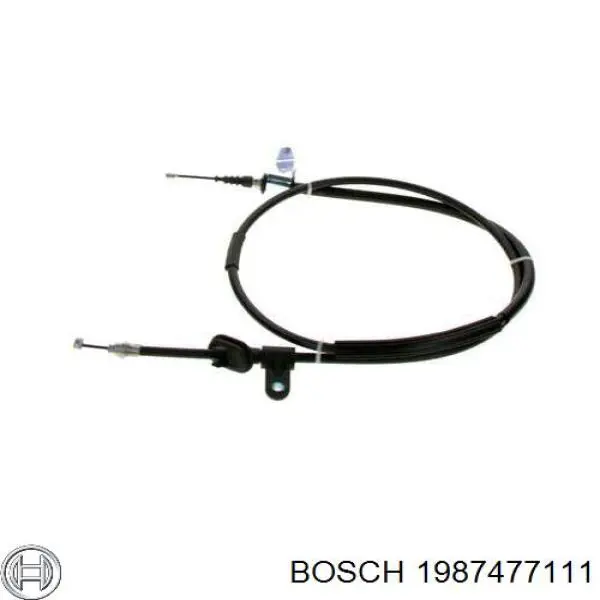1987477111 Bosch cable de freno de mano trasero izquierdo