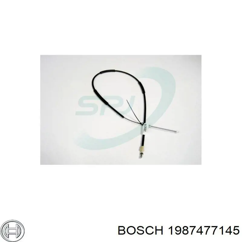 1987477145 Bosch cable de freno de mano trasero derecho