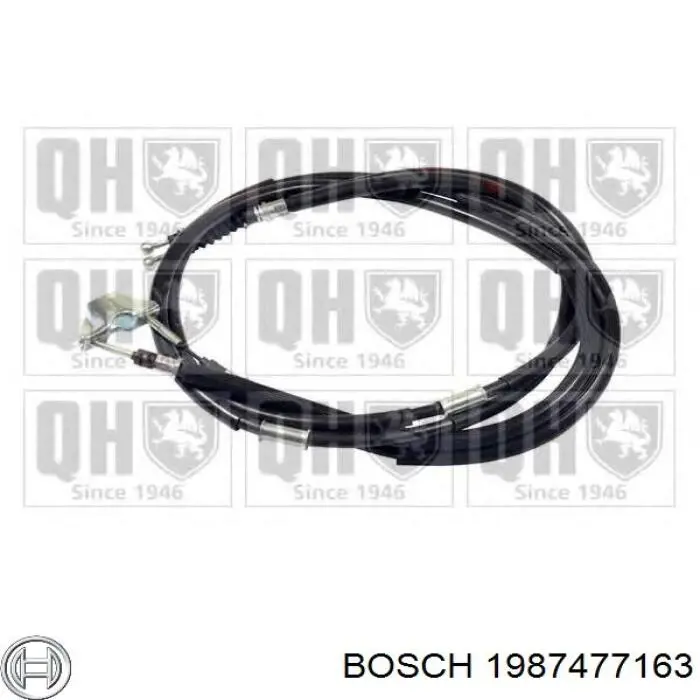 Comprar 1987477163 Bosch Cable de freno de mano trasero derecho/izquierdo