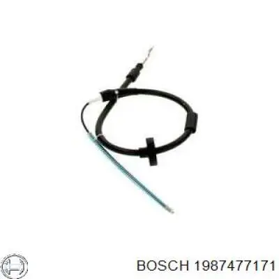 1 987 477 171 Bosch cable de freno de mano trasero derecho/izquierdo