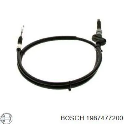 1987477200 Bosch cable de freno de mano trasero izquierdo