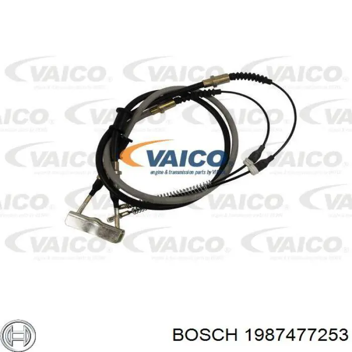 Cable de freno de mano trasero derecho/izquierdo SPJ 999175 precio, desde 33,42 EUR