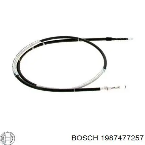 1 987 477 257 Bosch cable de freno de mano trasero derecho/izquierdo