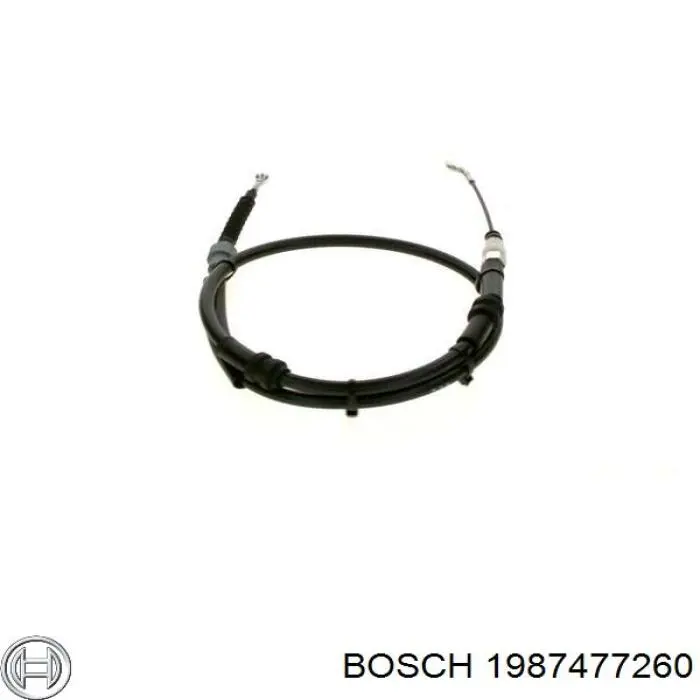 1987477260 Bosch cable de freno de mano trasero derecho/izquierdo