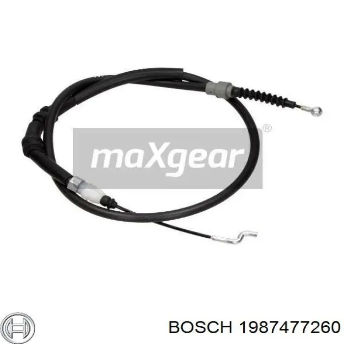 Cable de freno de mano trasero derecho/izquierdo 1987477260 Bosch