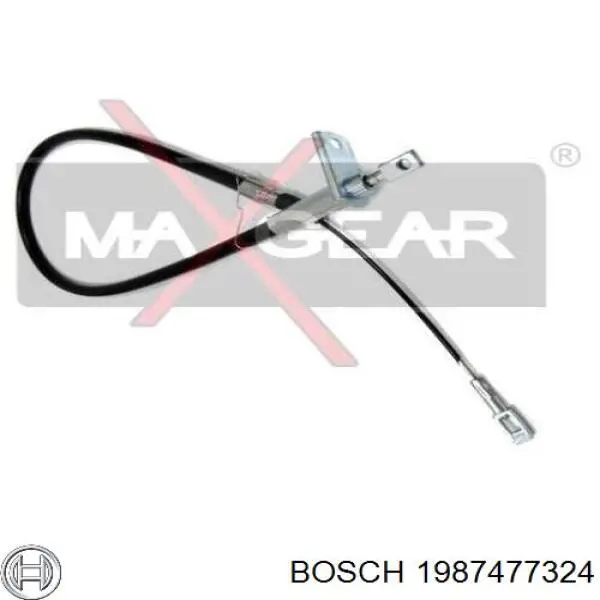 1987477324 Bosch cable de freno de mano trasero derecho/izquierdo