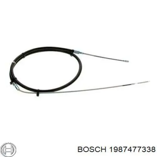 1987477338 Bosch cable de freno de mano trasero derecho/izquierdo