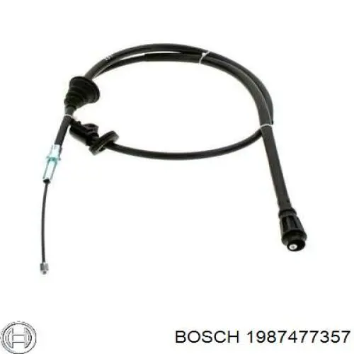 1987477357 Bosch cable de freno de mano trasero derecho/izquierdo