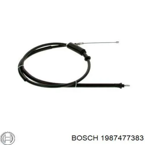 1987477383 Bosch cable de freno de mano trasero derecho