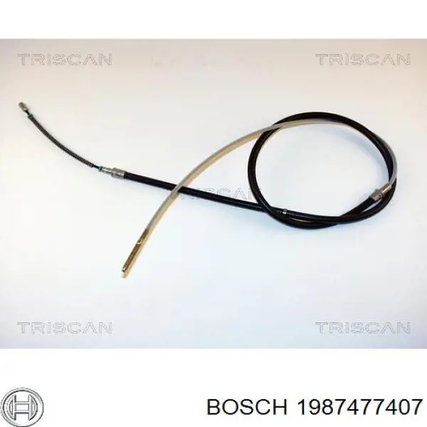 1987477407 Bosch cable de freno de mano trasero derecho/izquierdo