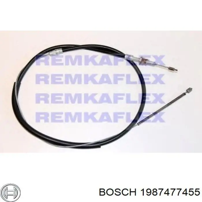 1987477455 Bosch cable de freno de mano trasero derecho/izquierdo