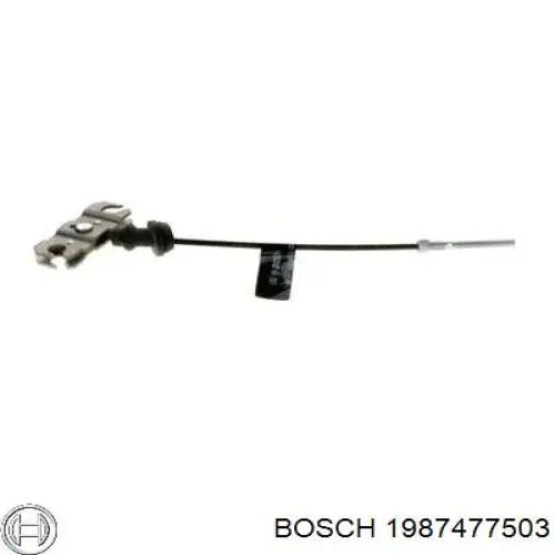 1987477503 Bosch cable de freno de mano delantero