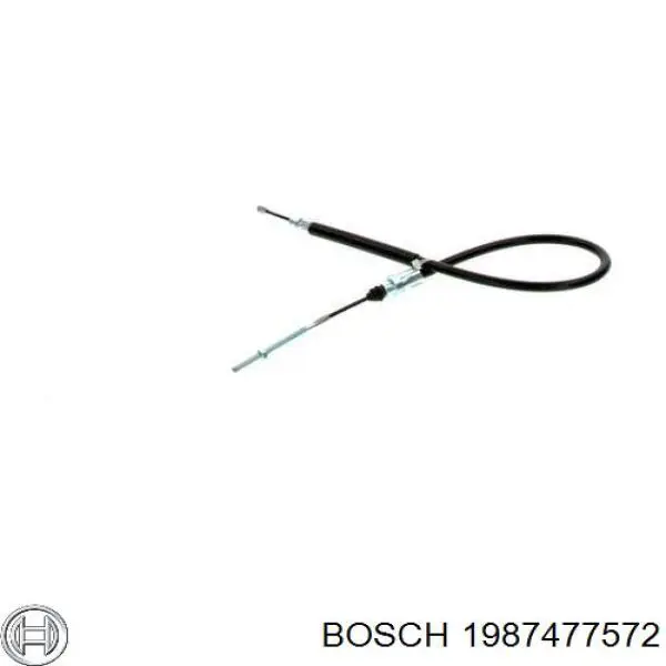 Cable de freno de mano trasero izquierdo 1987477572 Bosch