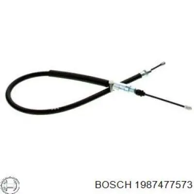 1987477573 Bosch cable de freno de mano trasero derecho