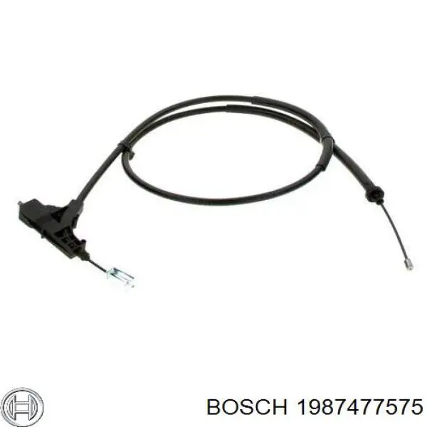 1987477575 Bosch cable de freno de mano delantero