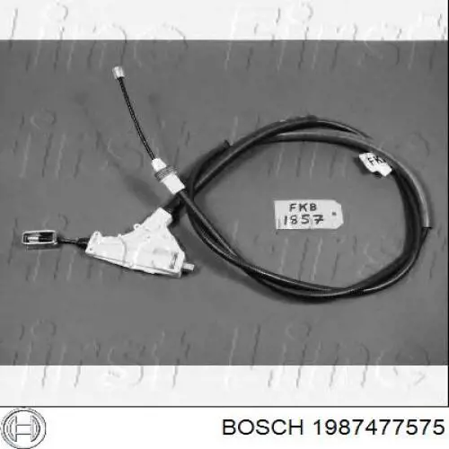 507006 Beca Cables Cable de freno de mano delantero 