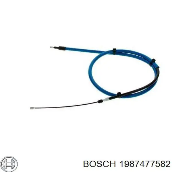 1987477582 Bosch cable de freno de mano trasero izquierdo